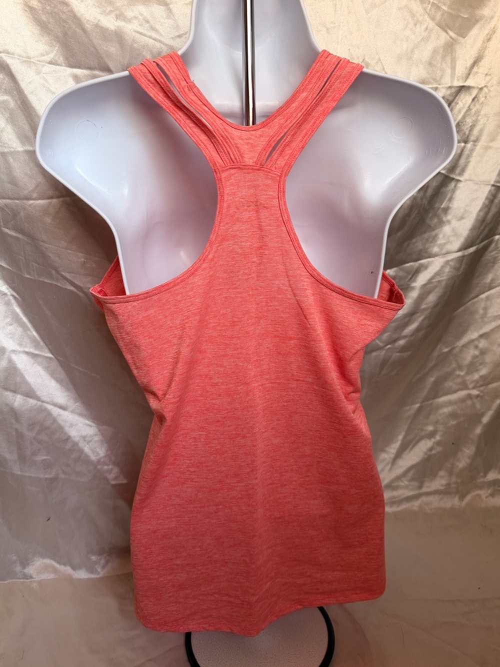 Coral Double-Strap Racerback Tank Top - Picture 4 of 5